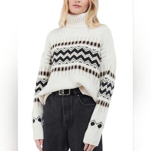 Barbour Nyla Knit Turtleneck Sweater • US 14 UK 18